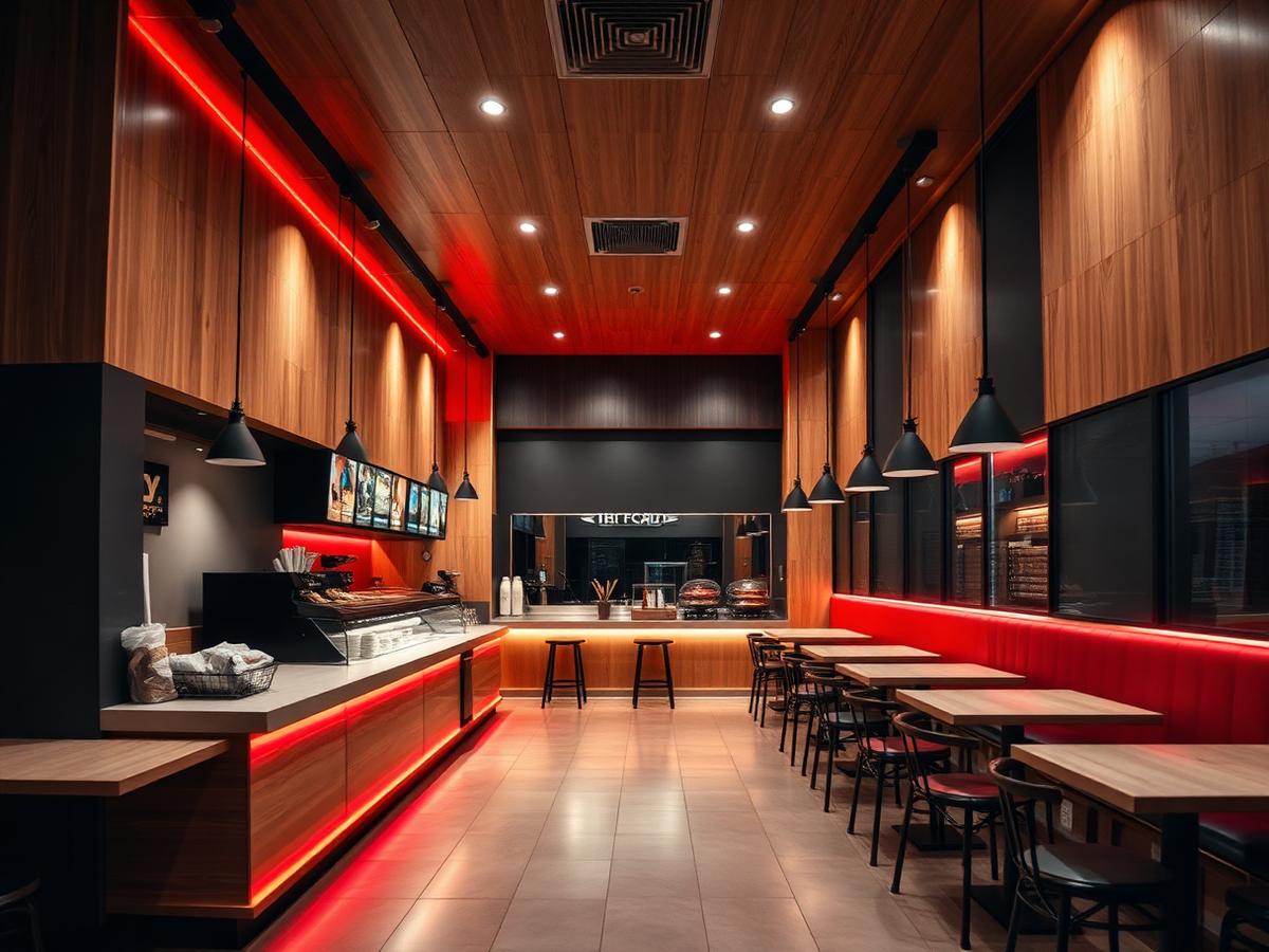 Daddy's Food restaurant seating area